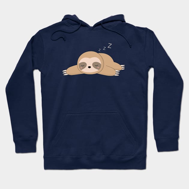 Kawaii Lazy Sloth T-Shirt Hoodie by happinessinatee